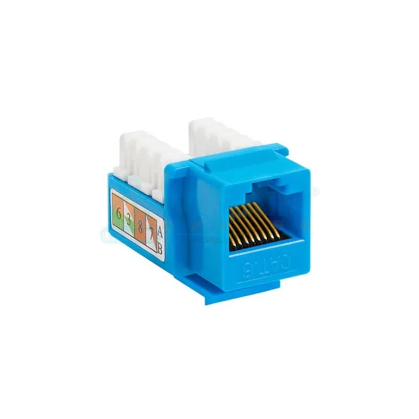 90-Degree Cat6 Punch Down UTP Rj45 110/Style Keystone Jack